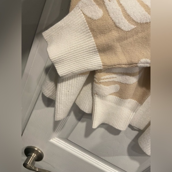 NWT Cyrus Size 2X Ivory Beige Long Sleeve Soft Plush Knit Pullover Sweater - Picture 6 of 13